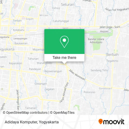 Adidaya Komputer map