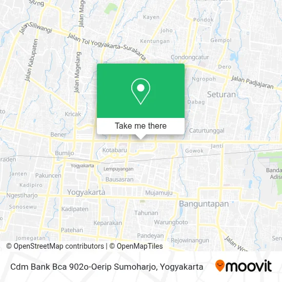 Cdm Bank Bca 902o-Oerip Sumoharjo map