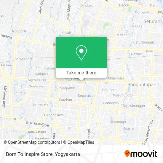 Born To Inspire Store map