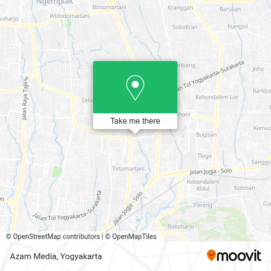 Azam Media map