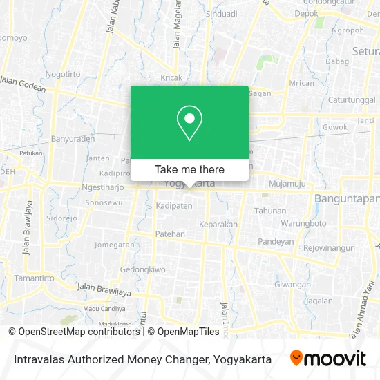 Intravalas Authorized Money Changer map