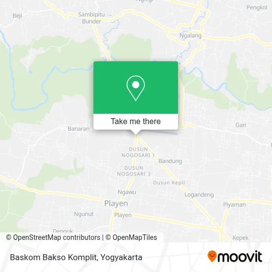 Baskom Bakso Komplit map
