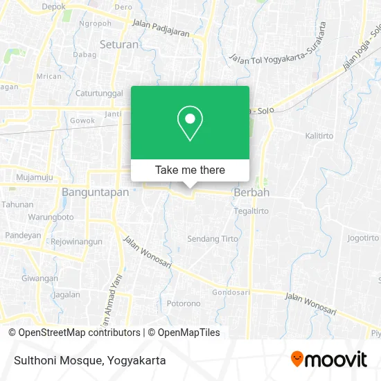 Sulthoni Mosque map