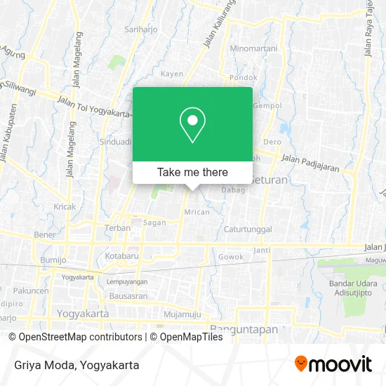 Griya Moda map
