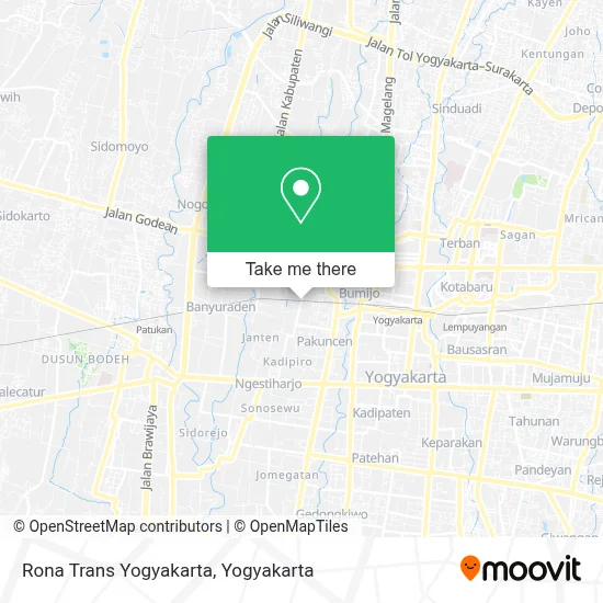 Rona Trans Yogyakarta map