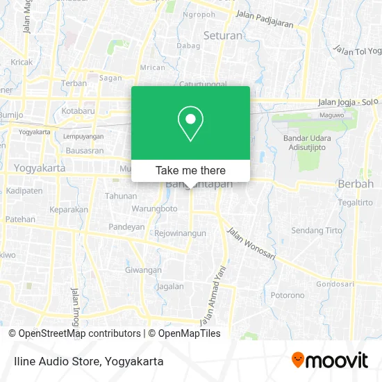 Iline Audio Store map
