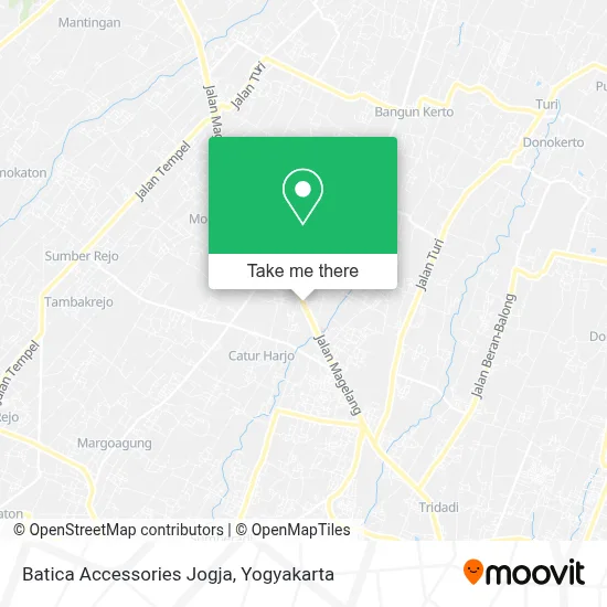 Batica Accessories Jogja map