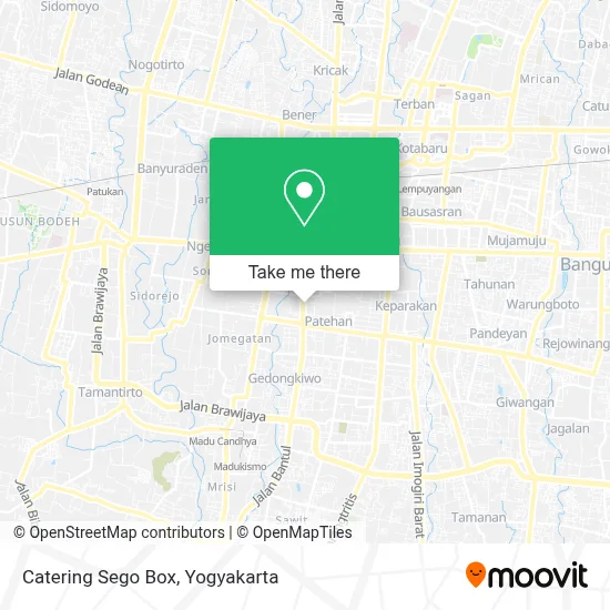 Catering Sego Box map