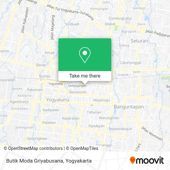 Butik Moda Griyabusana map