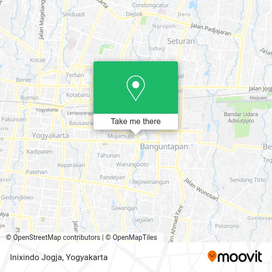 Inixindo Jogja map