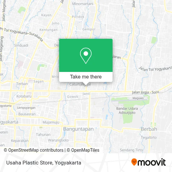 Usaha Plastic Store map