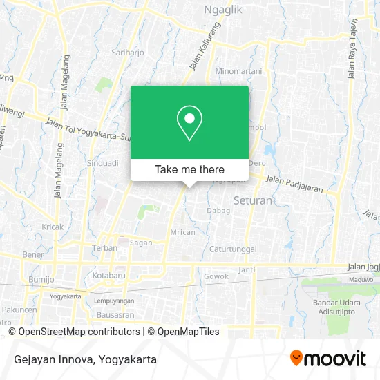 Gejayan Innova map