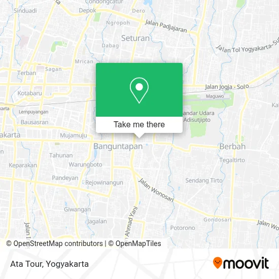 Ata Tour map