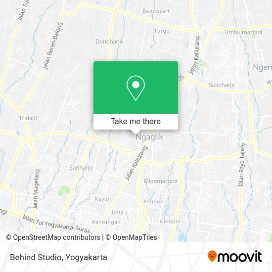 Behind Studio map