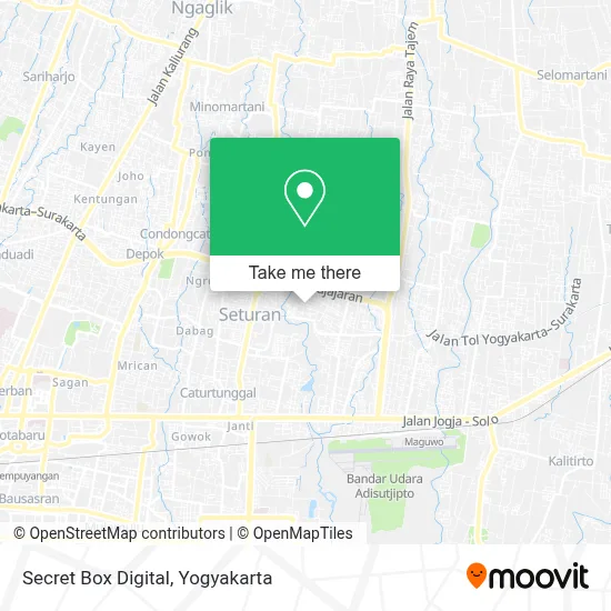 Secret Box Digital map
