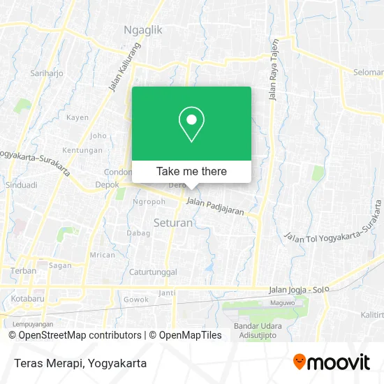 Teras Merapi map