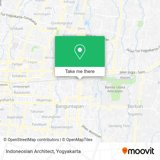 Indoneosian Architect map