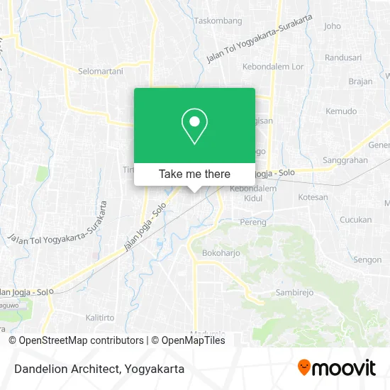 Dandelion Architect map