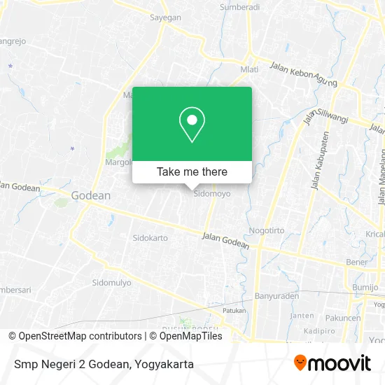 Smp Negeri 2 Godean map