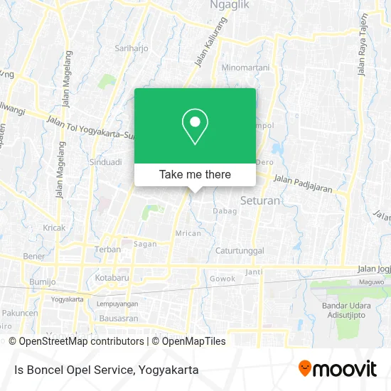 Is Boncel Opel Service map