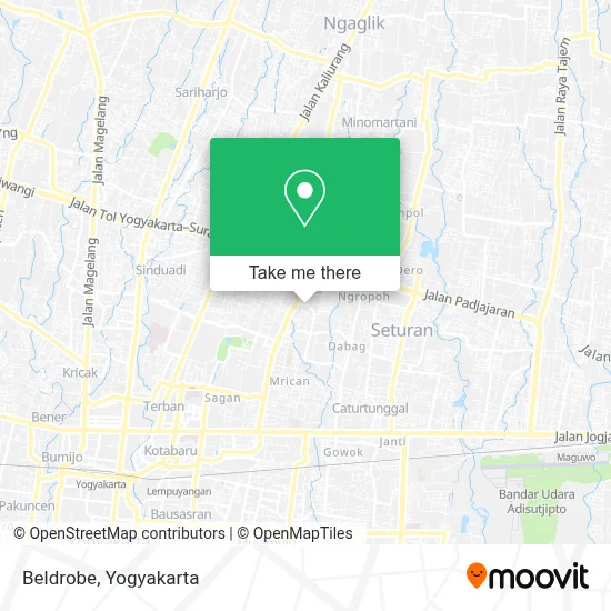 Beldrobe map