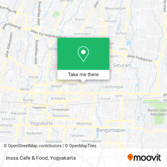 Inssa Cafe & Food map