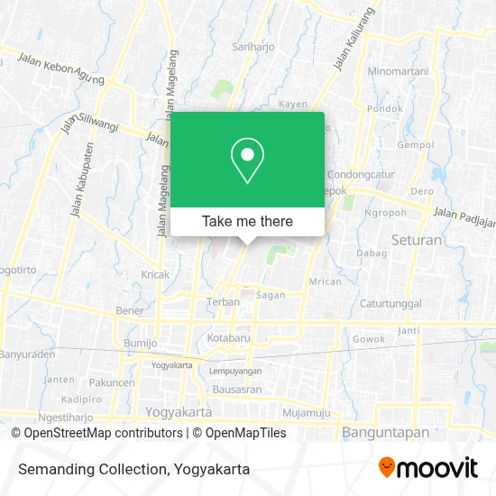 Semanding Collection map