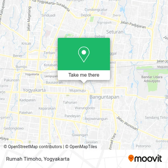 Rumah Timoho map