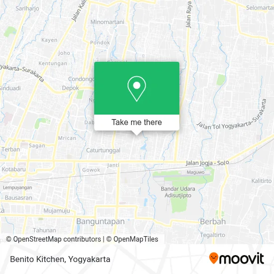 Benito Kitchen map