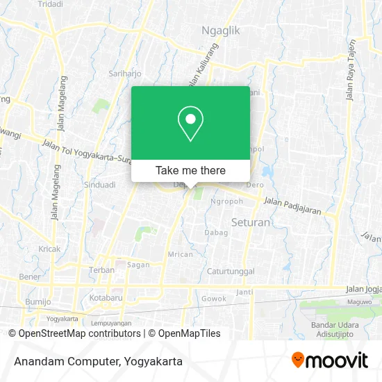 Anandam Computer map
