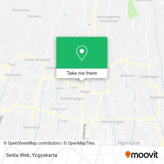 Sedia Web map
