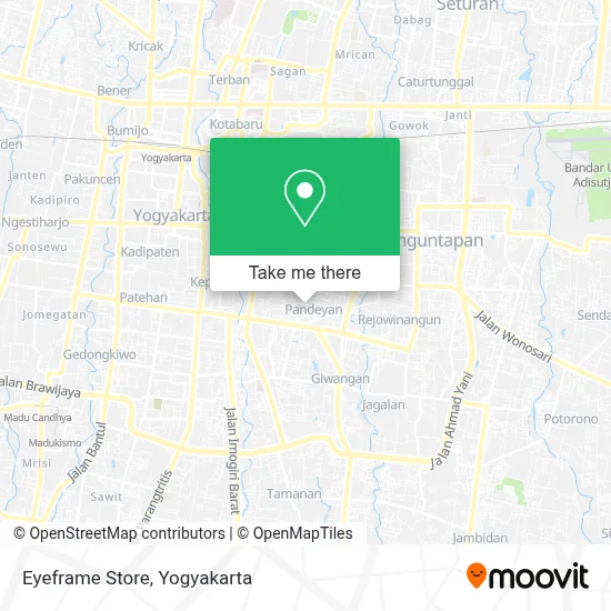 Eyeframe Store map