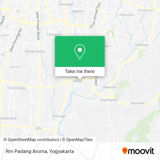 Rm Padang Aroma map