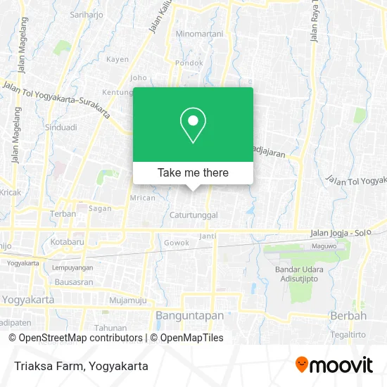 Triaksa Farm map