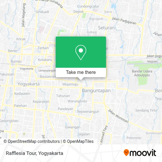 Rafflesia Tour map