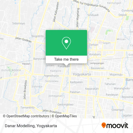 Danar Modelling map
