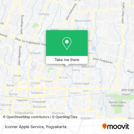 Icorner Apple Service map