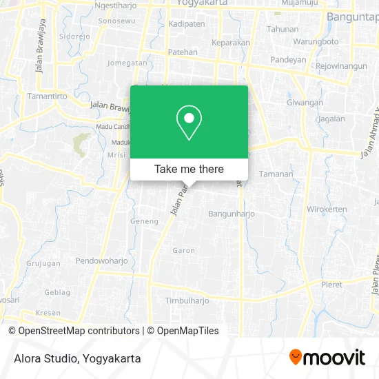 Alora Studio map