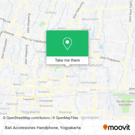 Bali Accessories Handphone map