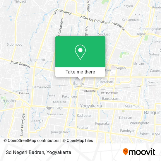 Sd Negeri Badran map