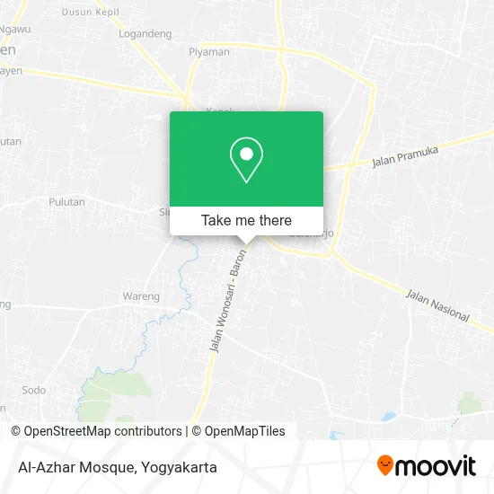 Al-Azhar Mosque map