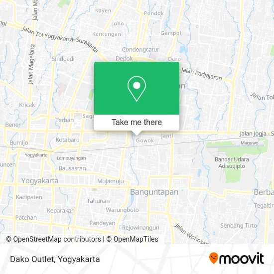 Dako Outlet map