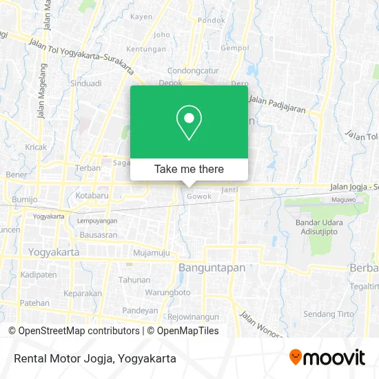 Rental Motor Jogja map