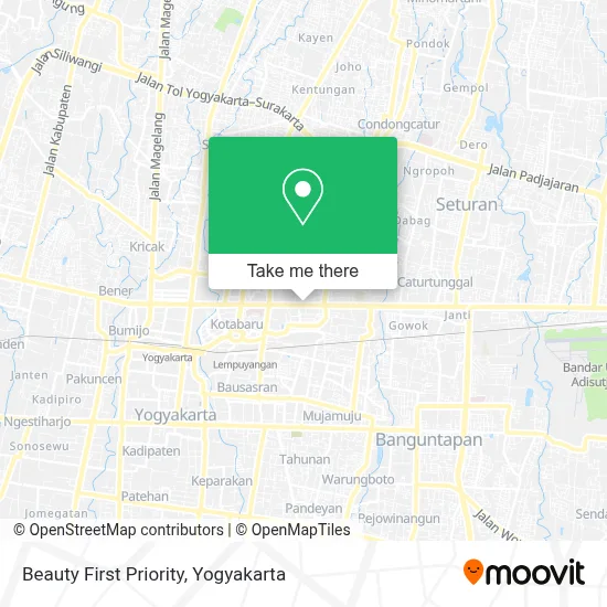 Beauty First Priority map