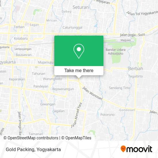 Gold Packing map
