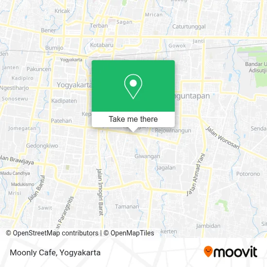 Moonly Cafe map
