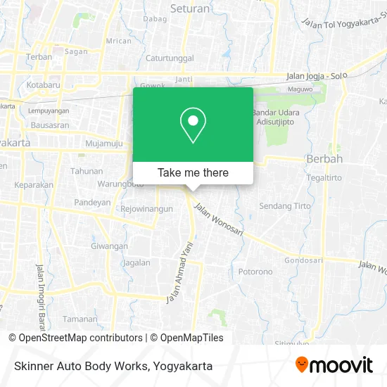 Skinner Auto Body Works map