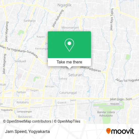Jam Speed map