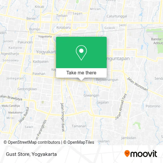 Gust Store map