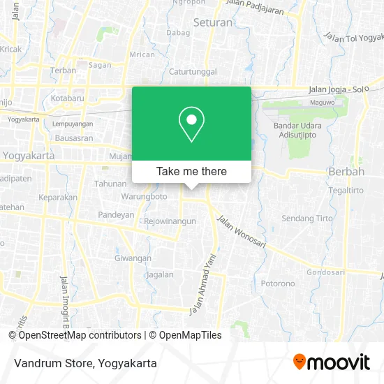 Vandrum Store map